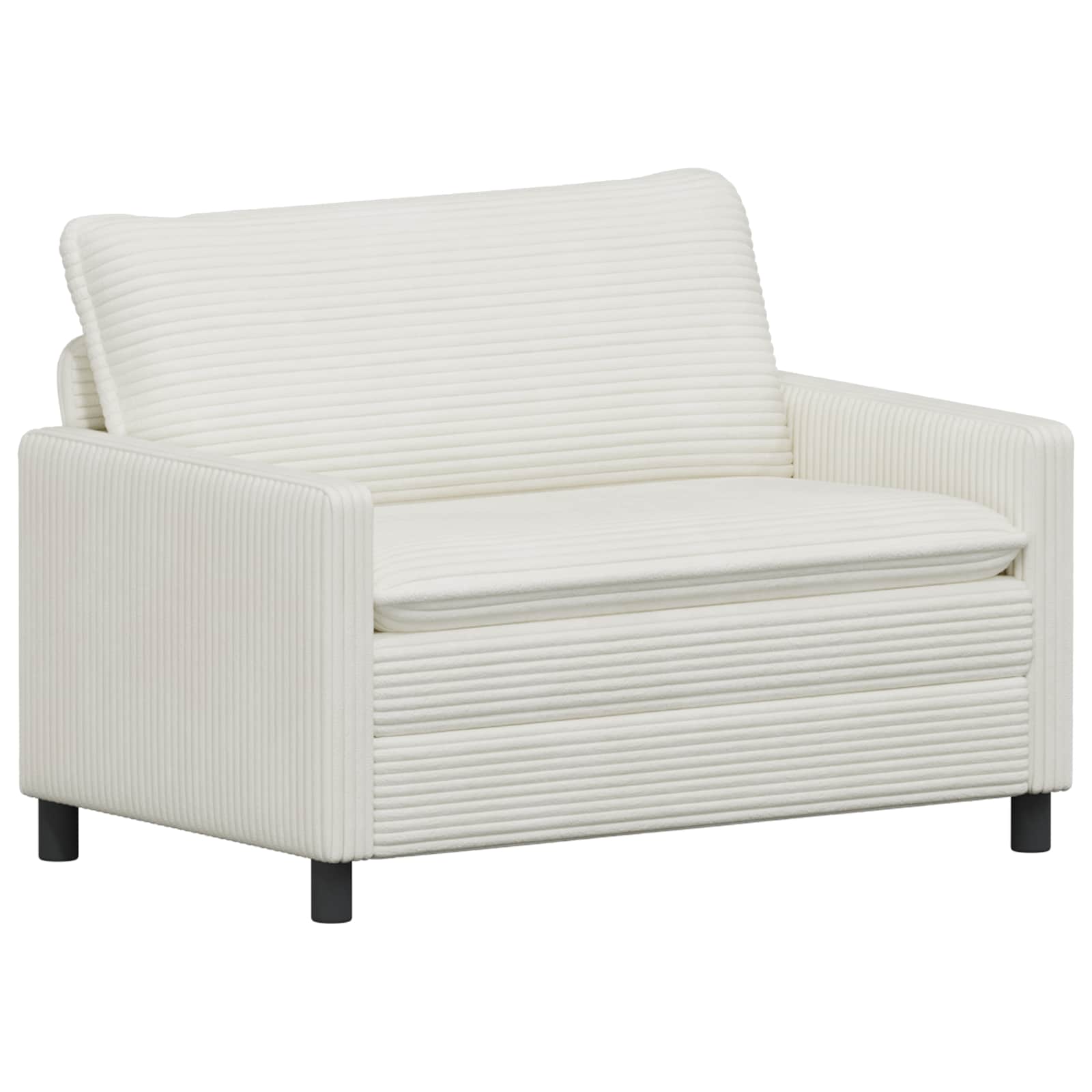 Soffa Gräddvit 126 x 81 x 87,5 cm Polyester