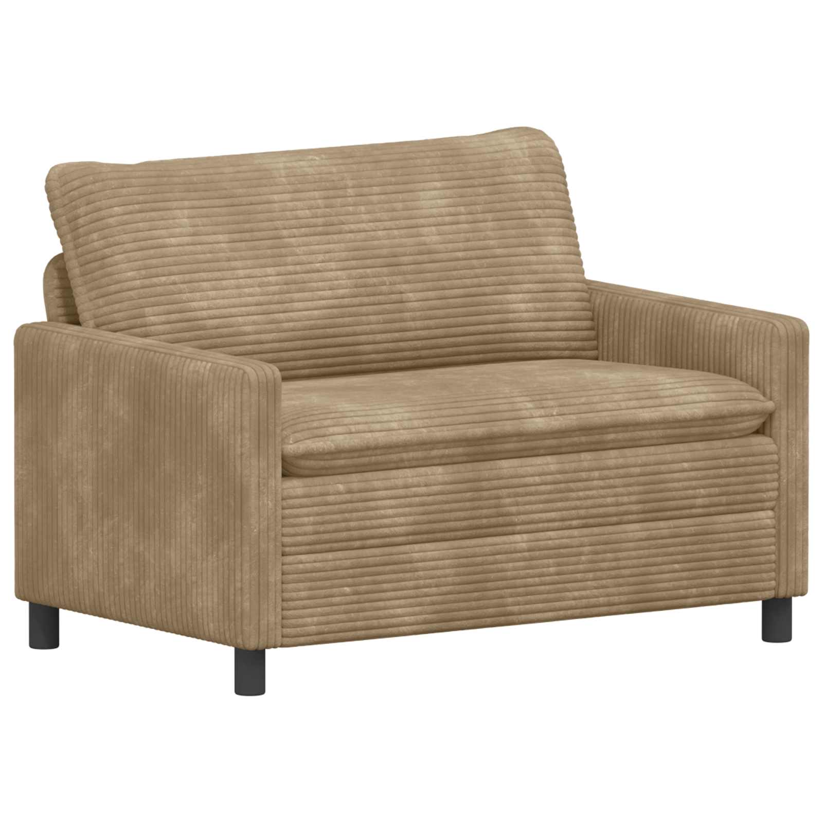 Soffa Taupe 126 x 81 x 87,5 cm Polyester