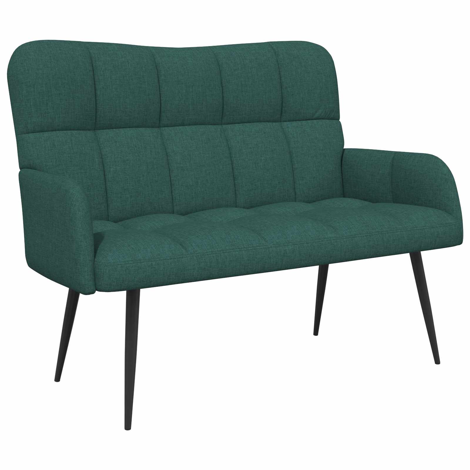 2-sits soffa Mörkgrön 115 x 61 x 87 cm Tyg