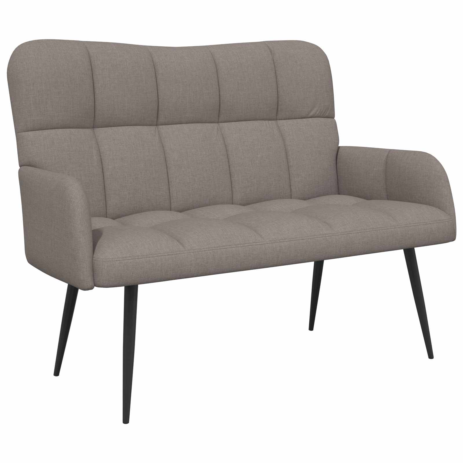 2-sits soffa Taupe 115 x 61 x 87 cm Tyg