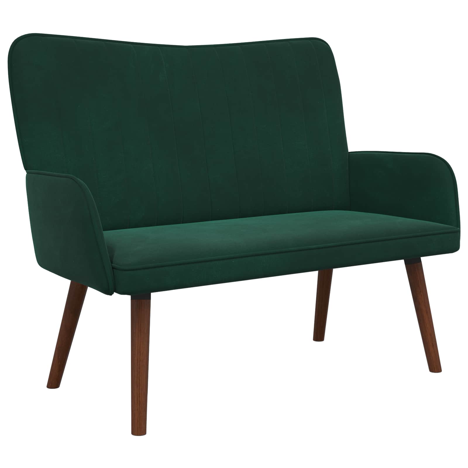 2-sits soffa Mörkgrön 115 x 61 x 87 cm Sammet