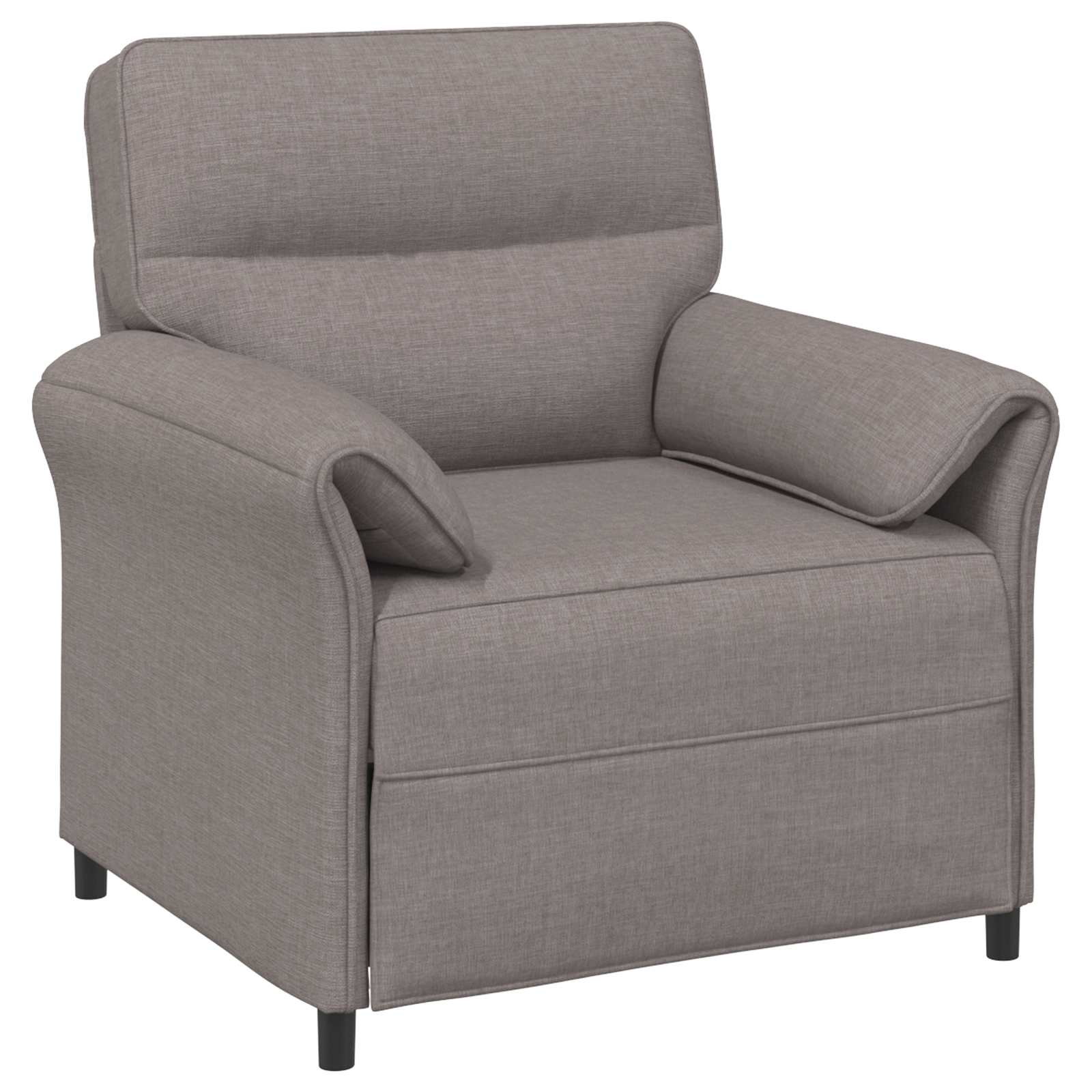En-sitssoffa Taupe 88 x 83 x 95 cm