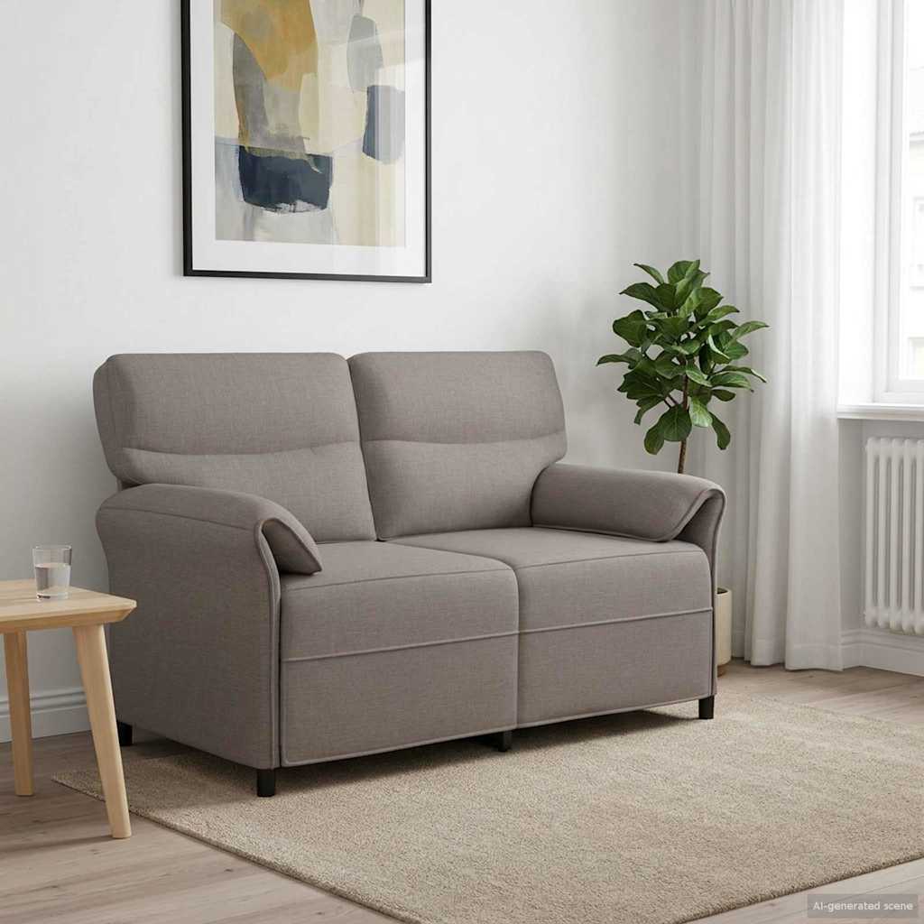 2-sits soffa Taupe 138 x 83 x 95 cm