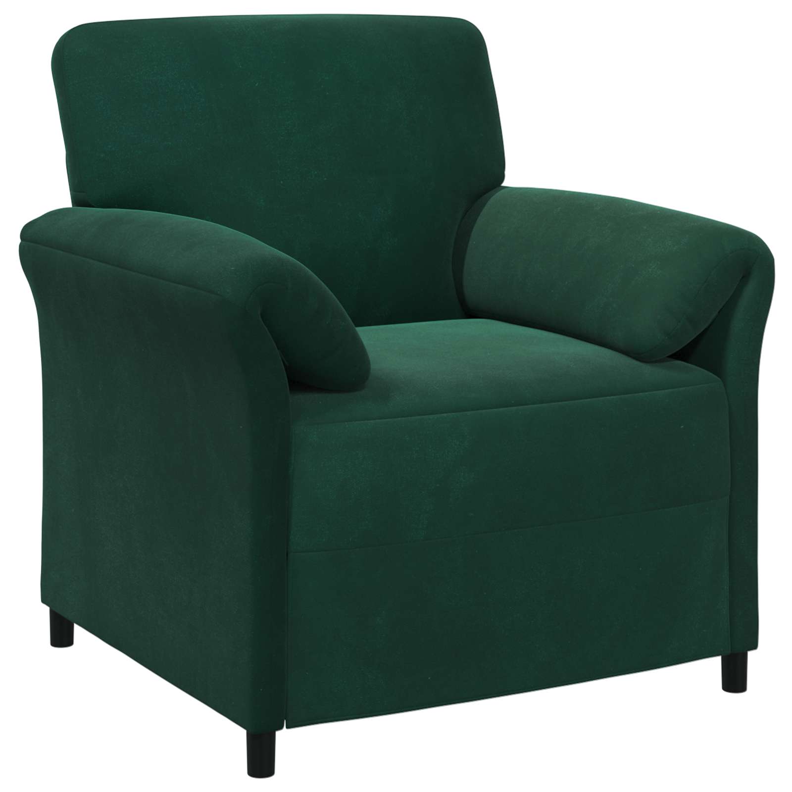 En-sitssoffa Mörkgrön 88 x 83 x 95 cm Sammet