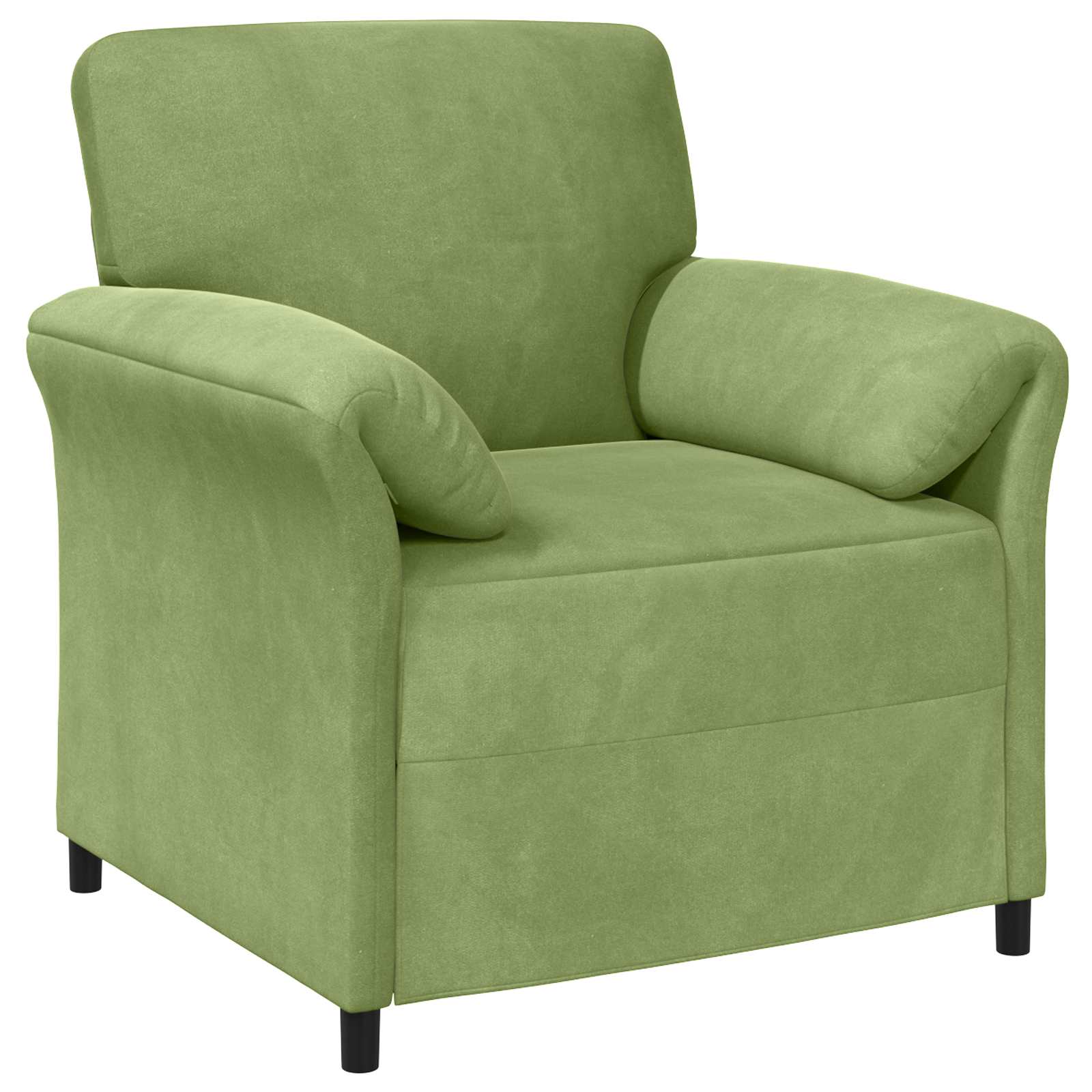 En-sitssoffa Ljusgrön 88 x 83 x 95 cm Sammet