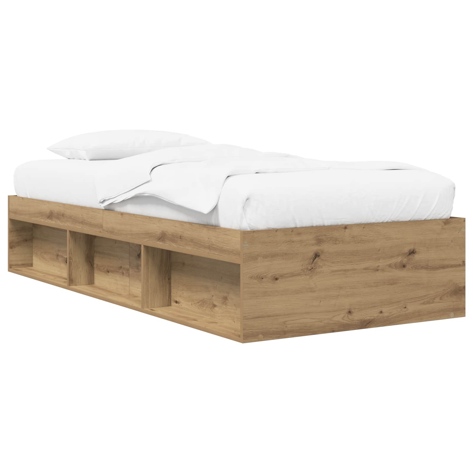 Sängram med förvaring Artisan-ek 80 x 200 cm Konstruerat trä