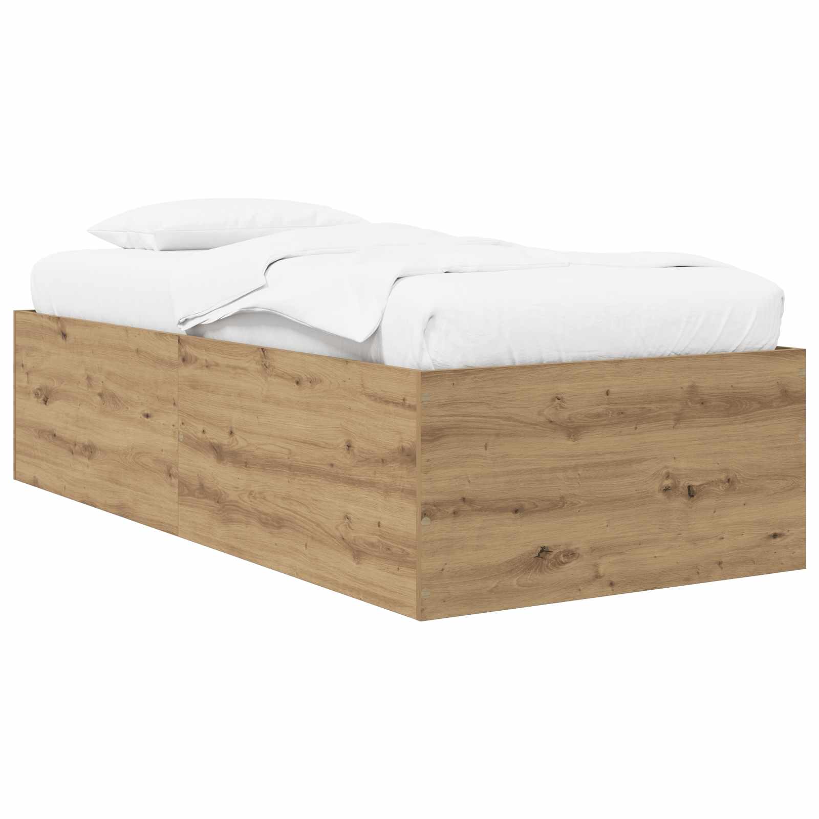 Golvsängsram Artisan-ek 80 x 200 cm Konstruerat trä