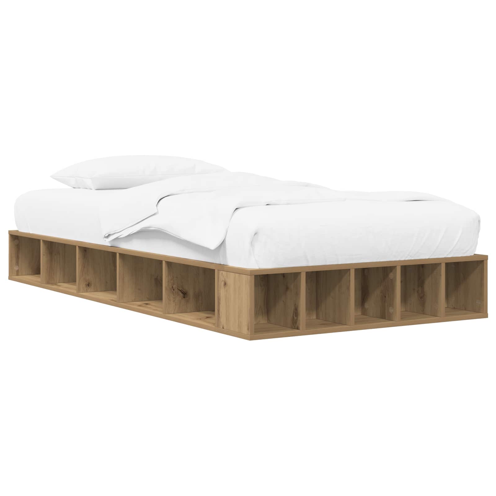 Sängram med förvaring Artisan-ek 80 x 200 cm Konstruerat trä