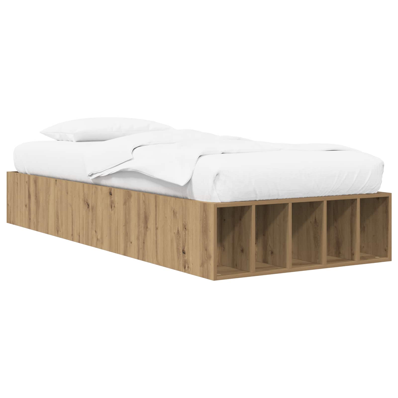 Sängram med förvaring Artisan-ek 80 x 200 cm Konstruerat trä