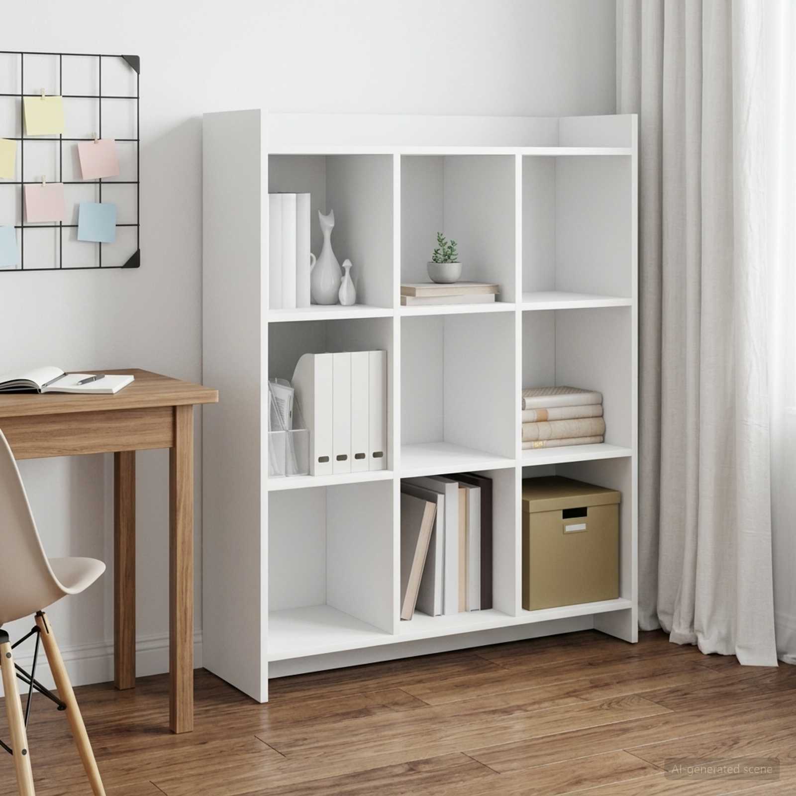 Bokhylla Vit 87,5 x 30 x 111 cm Konstruerat trä