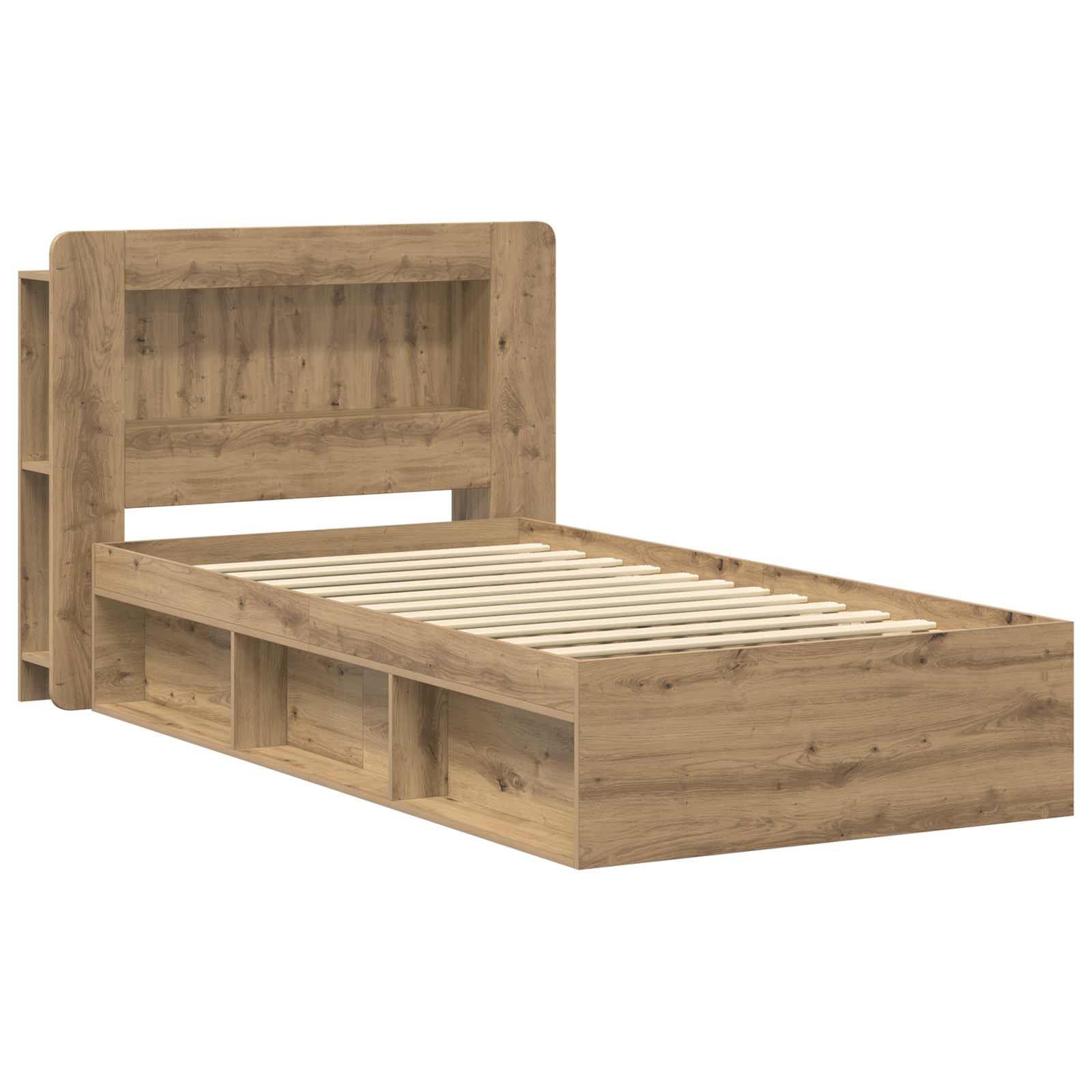 Sängram med förvaring Artisan-ek 80 x 200 cm Konstruerat trä