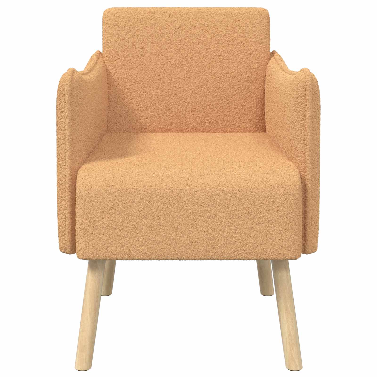 Accentfåtölj Beige Bouclé
