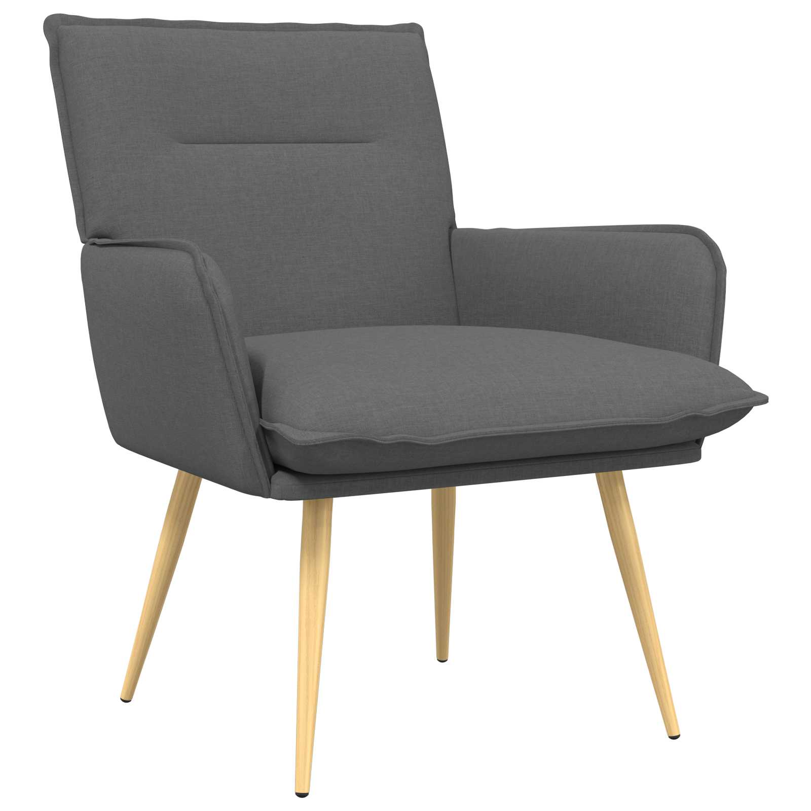 Fåtölj Mörkgrå Tyg