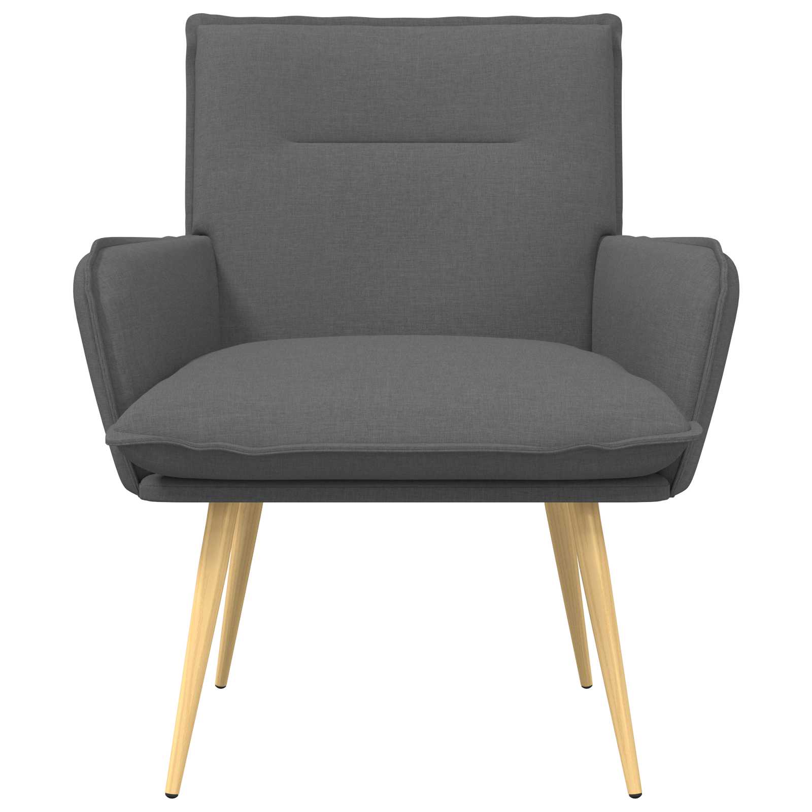Fåtölj Mörkgrå Tyg